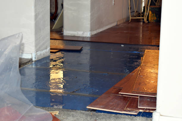 Professional Flood Cleanup technician working in Stockdale, TX